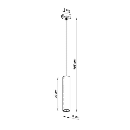 Lampe suspendue Ligne Béton 1