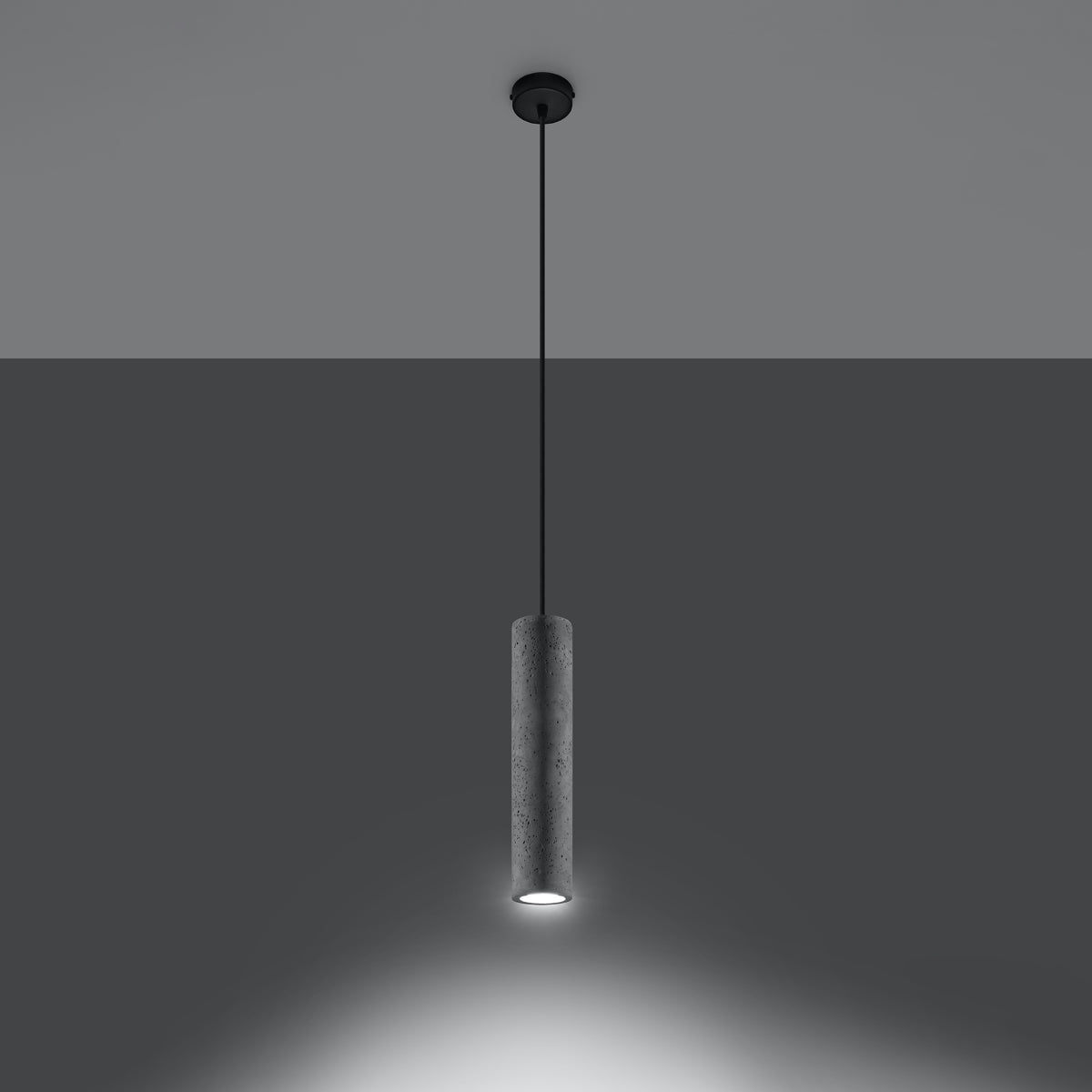 Concrete Line 1 hanging lamp