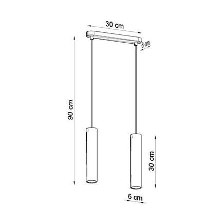 Lampe suspendue Ligne Béton 2