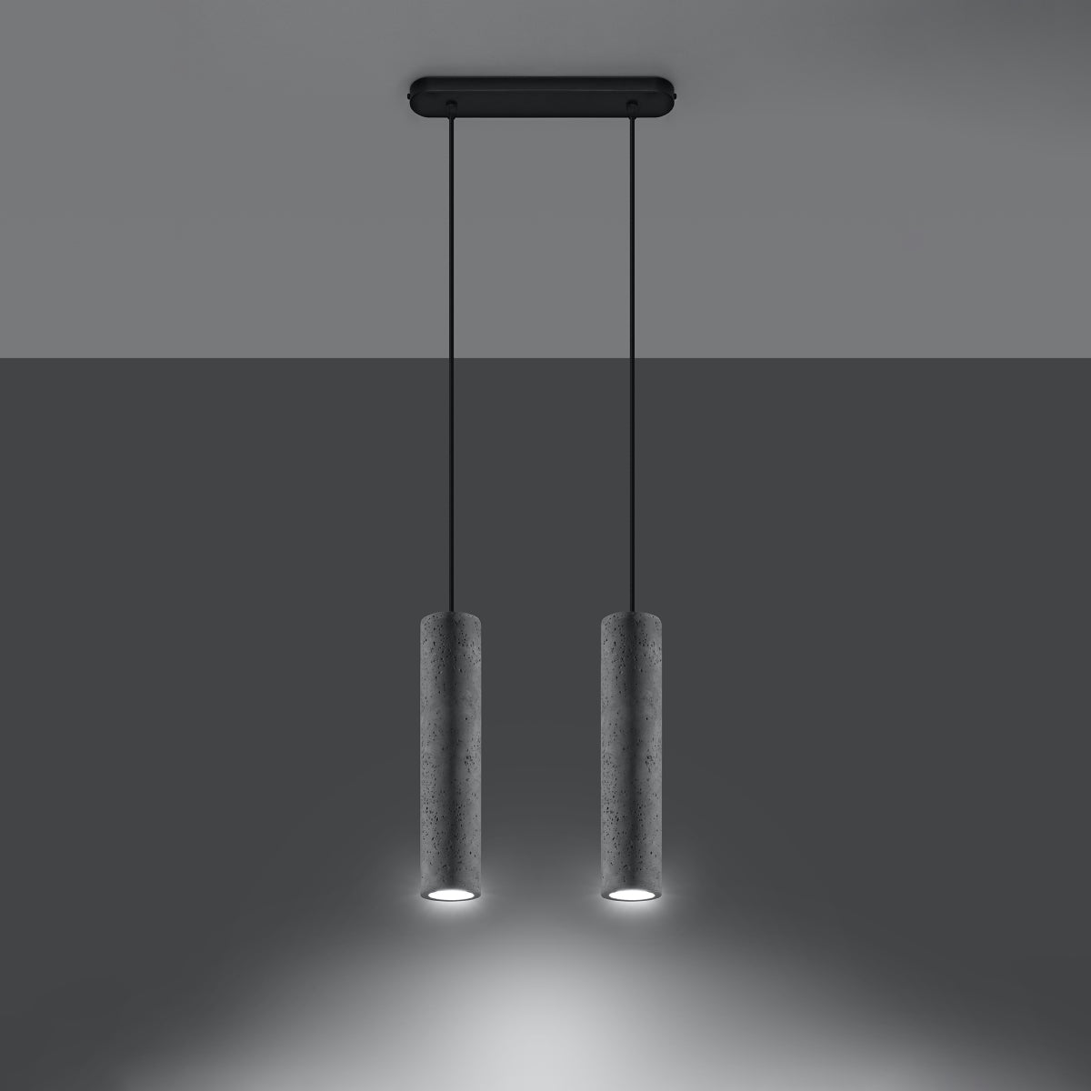 Concrete Line 2 hanging lamp