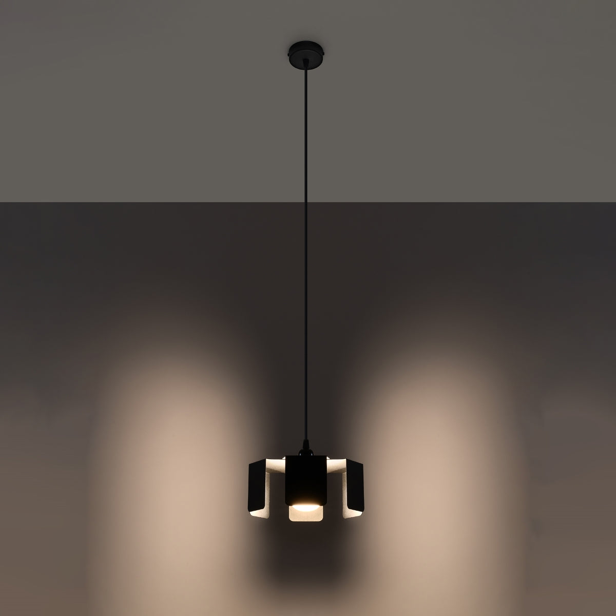 Lampe pendante TULIP noir