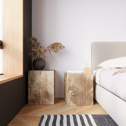 Deckenleuchte Pure Cube aus Naturholz