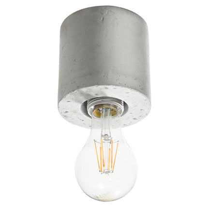 Pure Circular Concrete Ceiling Light