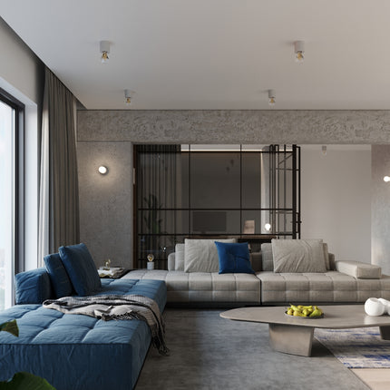 Pure Circular Concrete Ceiling Light