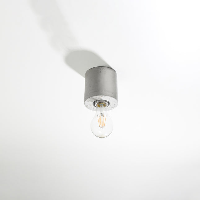 Pure Circular Concrete Ceiling Light