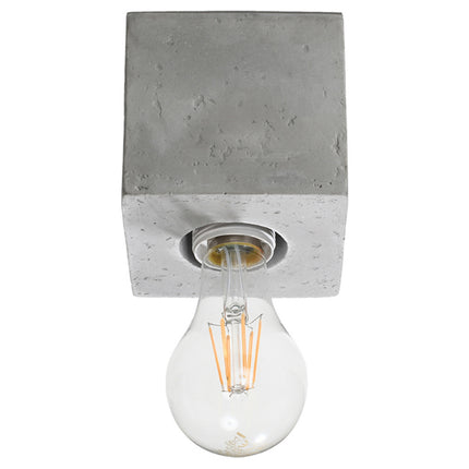 Deckenleuchte Pure Cube aus Beton
