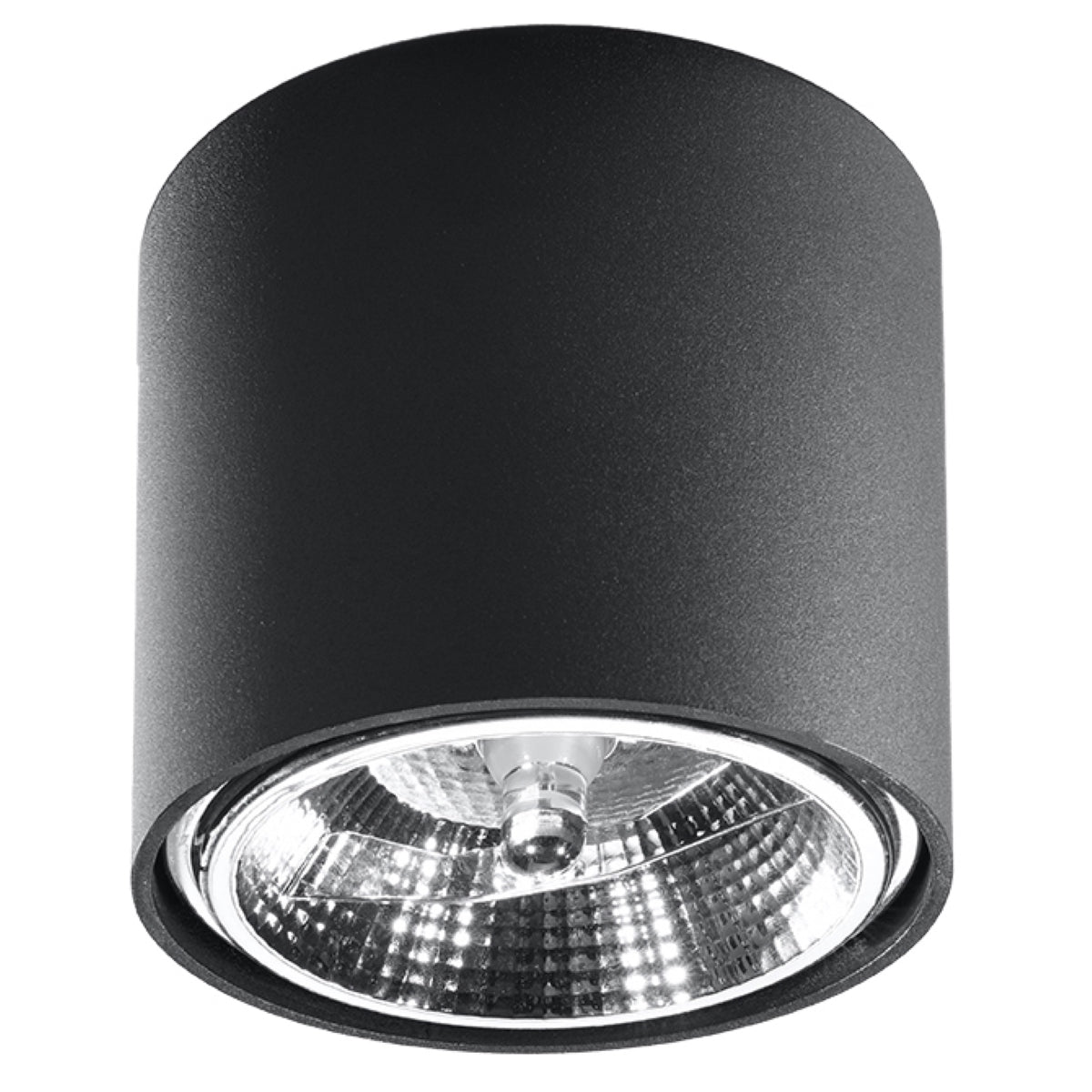 Black Circular Sobre Ceiling Light