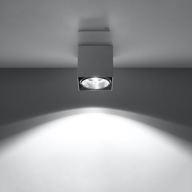 Sobre Square Grey Ceiling Light