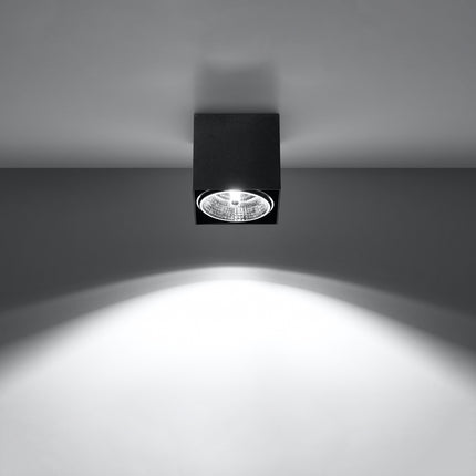 Sobre Square Black Ceiling Light