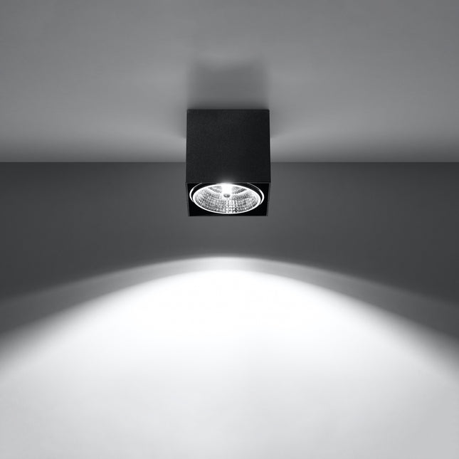 Sobre Square Black Ceiling Light