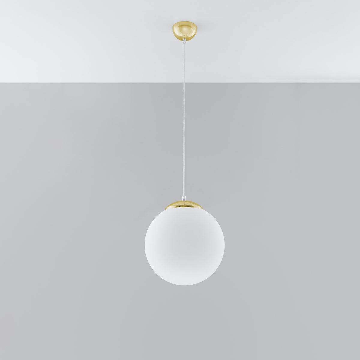 Sphere 30 gold pendant lamp