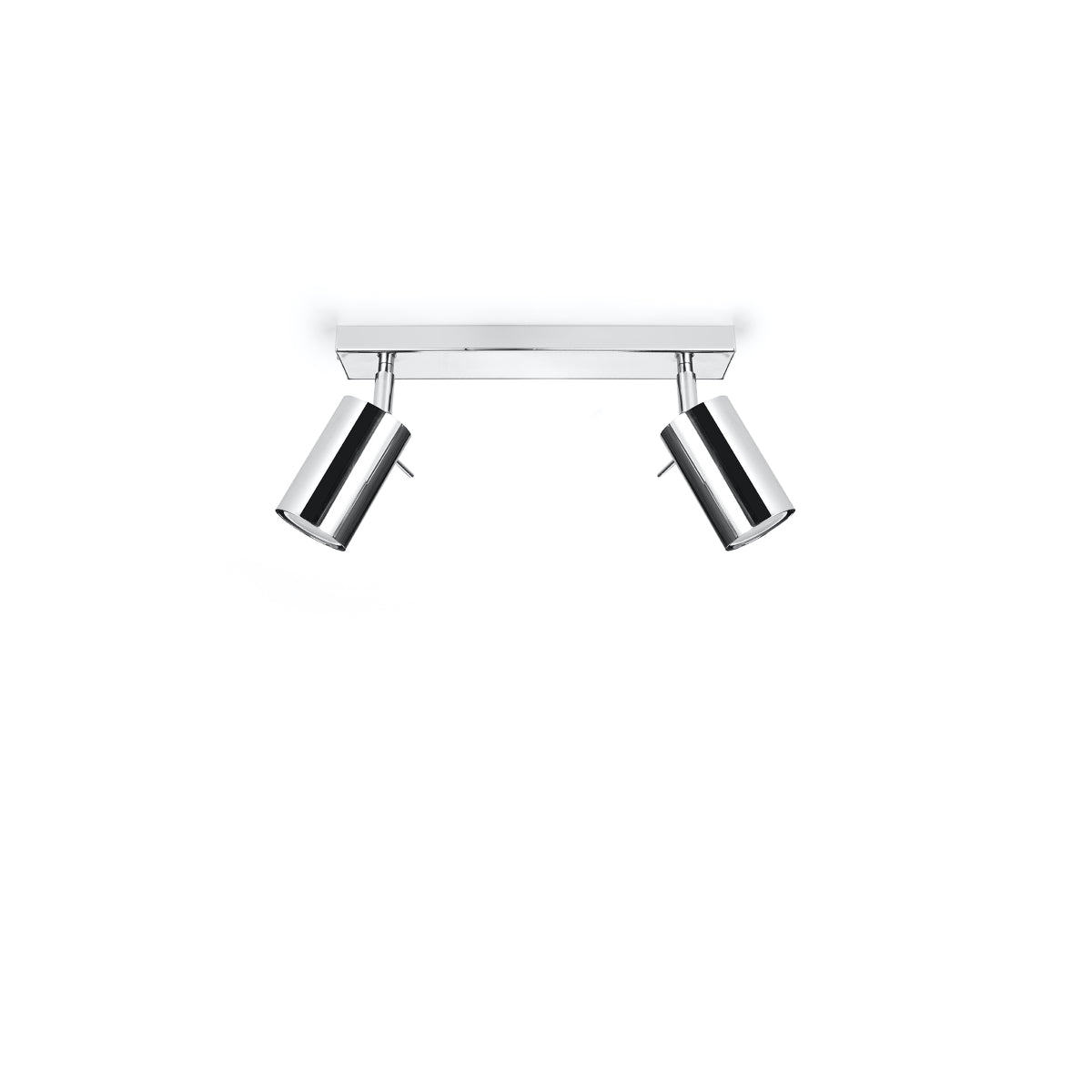 Directional ceiling light 2 LED chrome