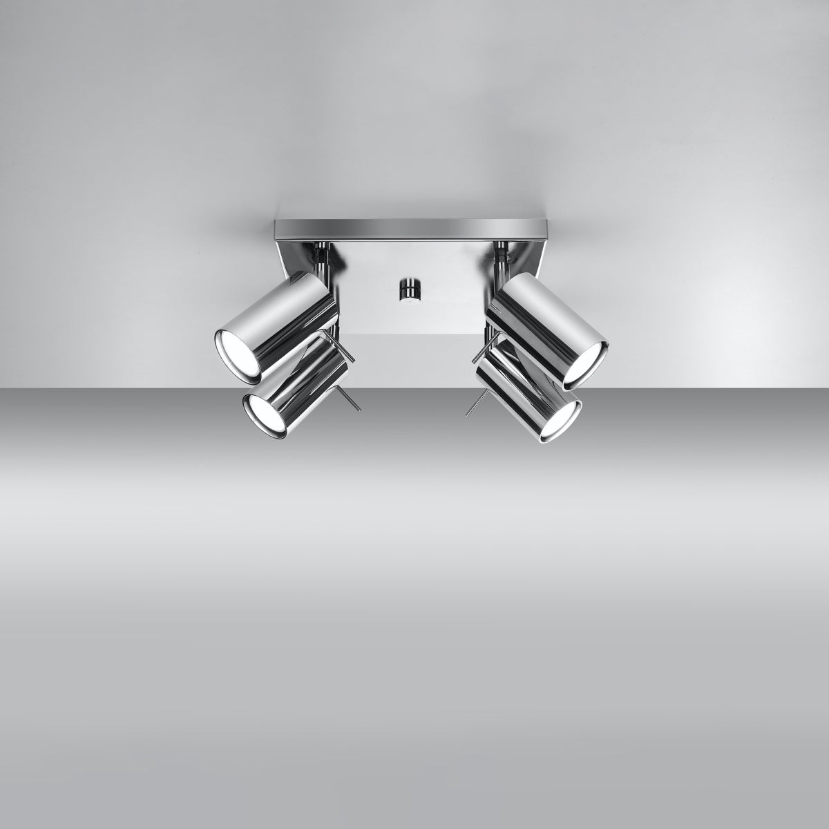 Directional ceiling light 4 LED chrome