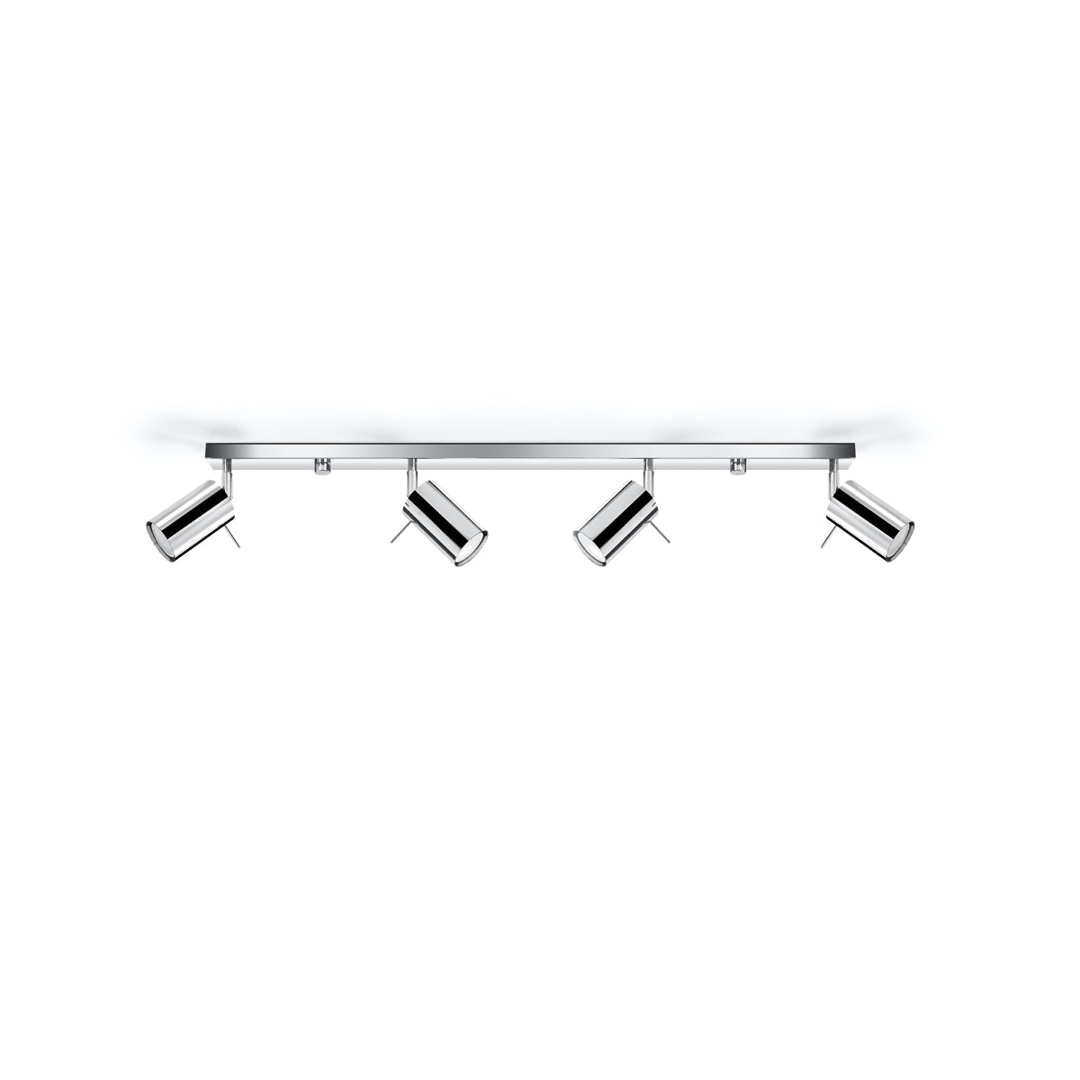 Directional 4L LED chrome ceiling light