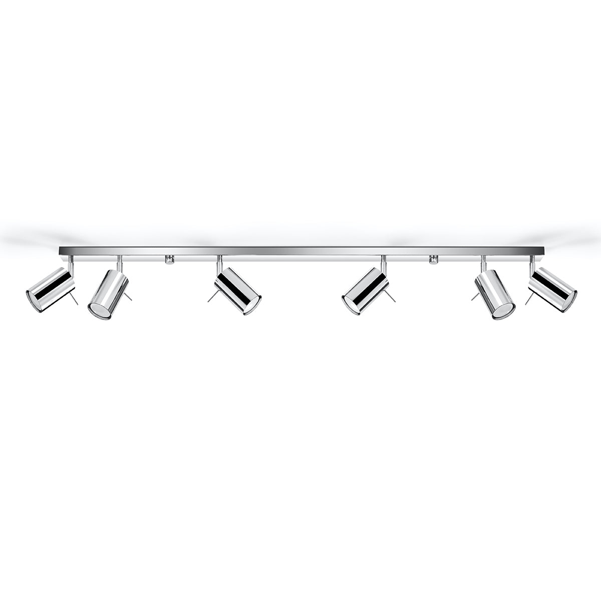 Directional 6L LED chrome ceiling light