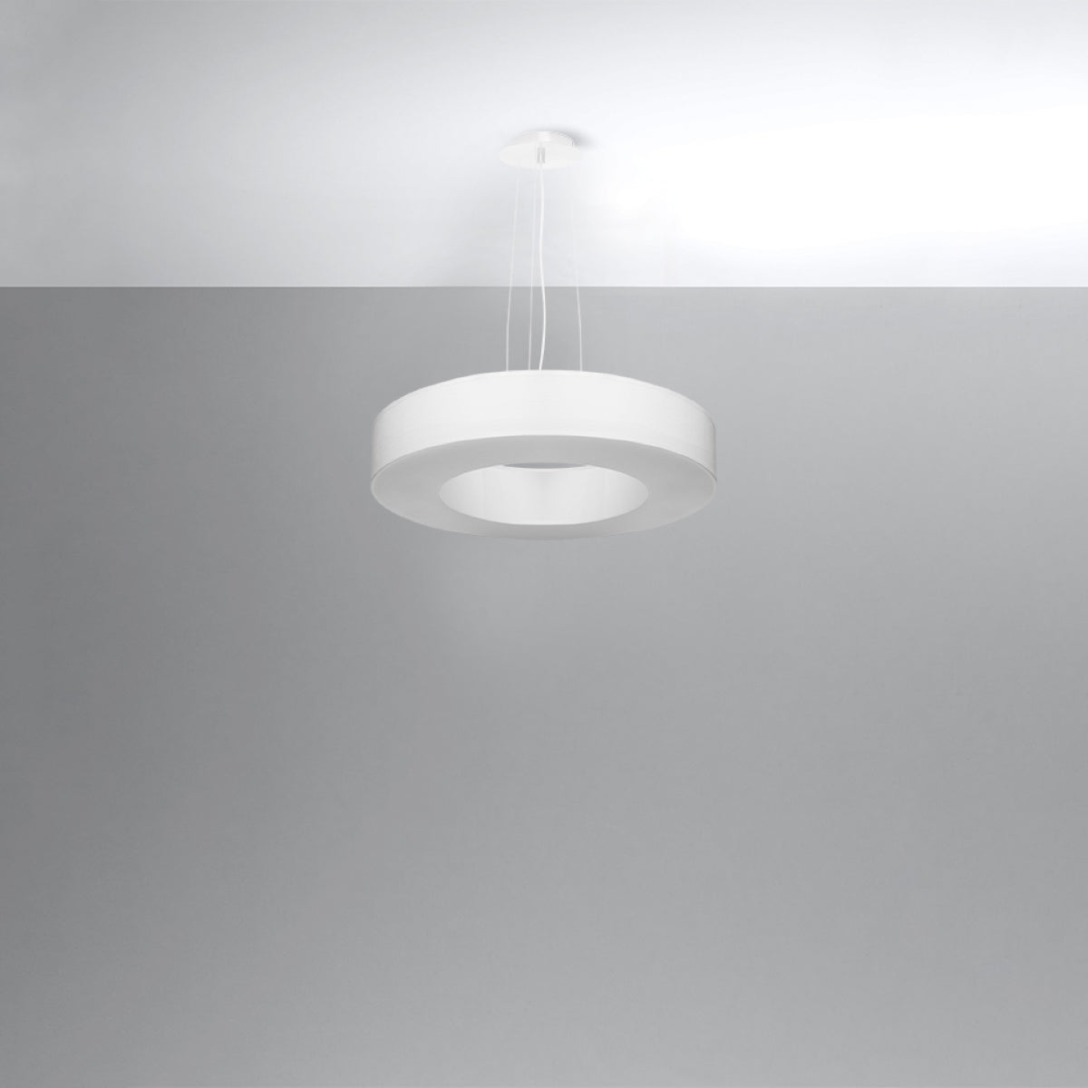 Lustre Saturne Slim 50 blanc