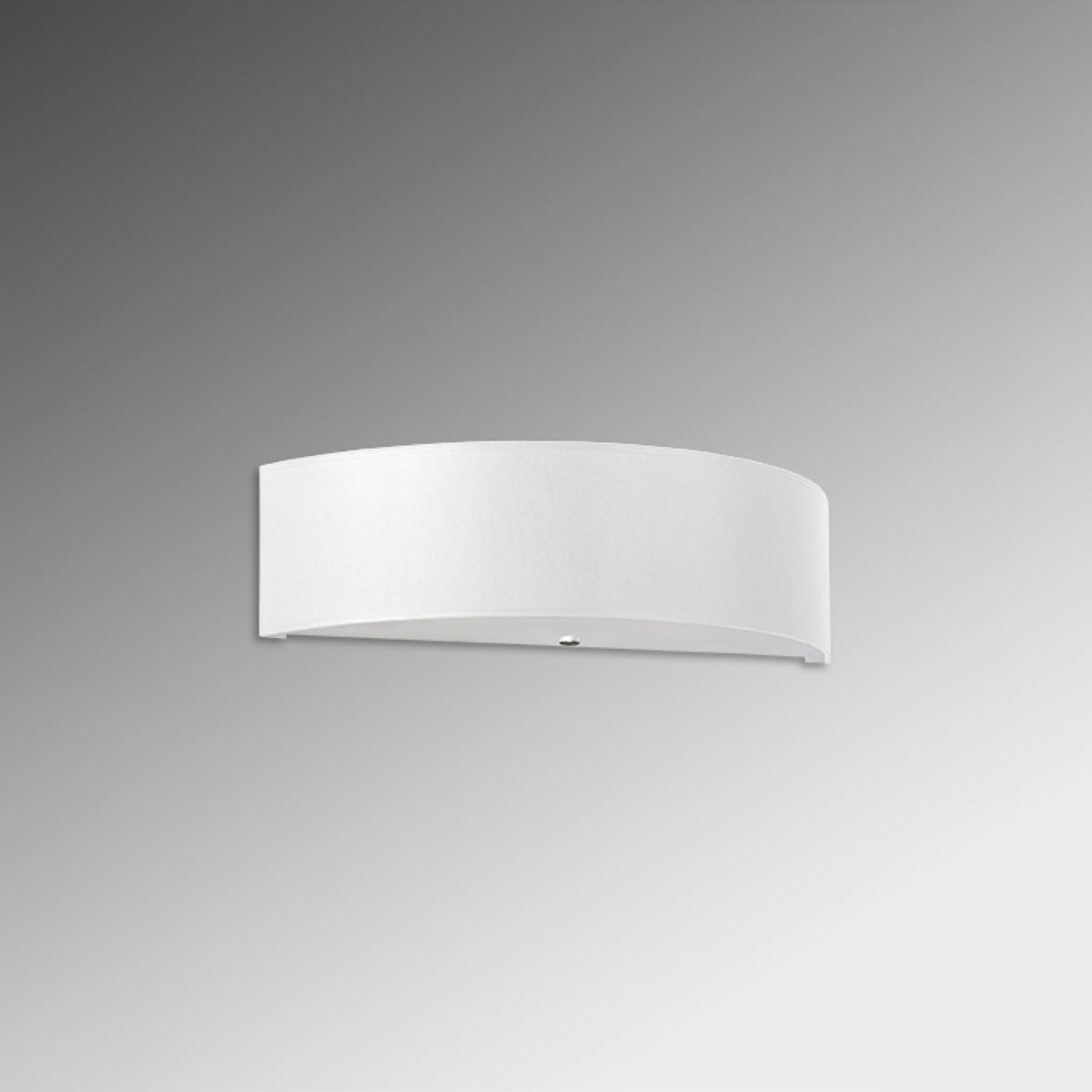 Full Circle Wall Light in White