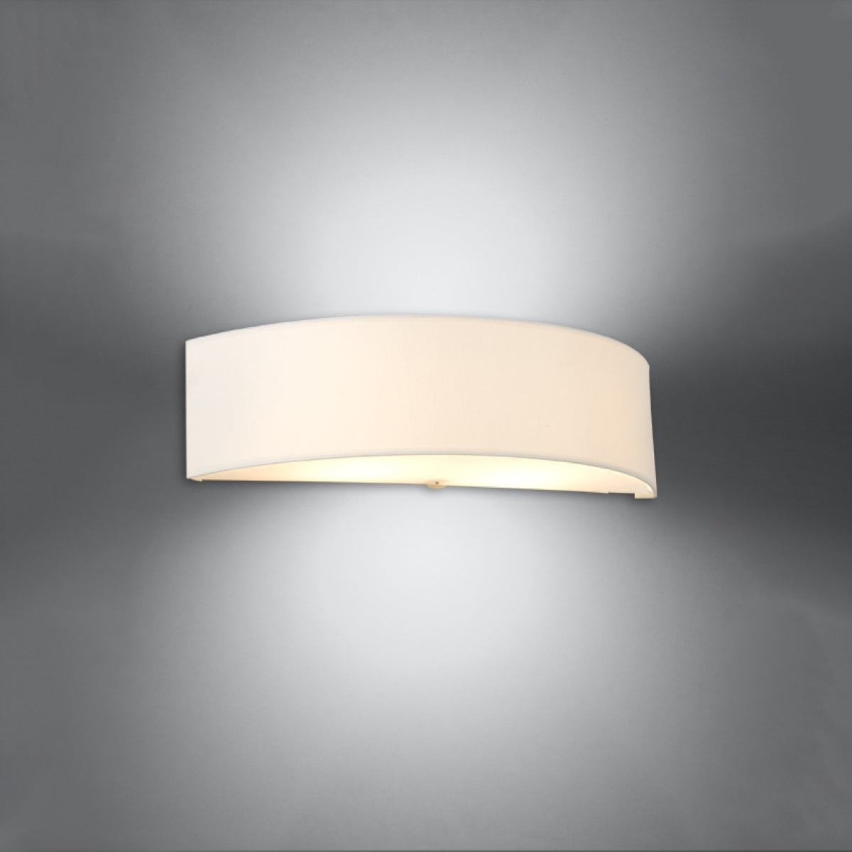 Full Circle Wall Light in White