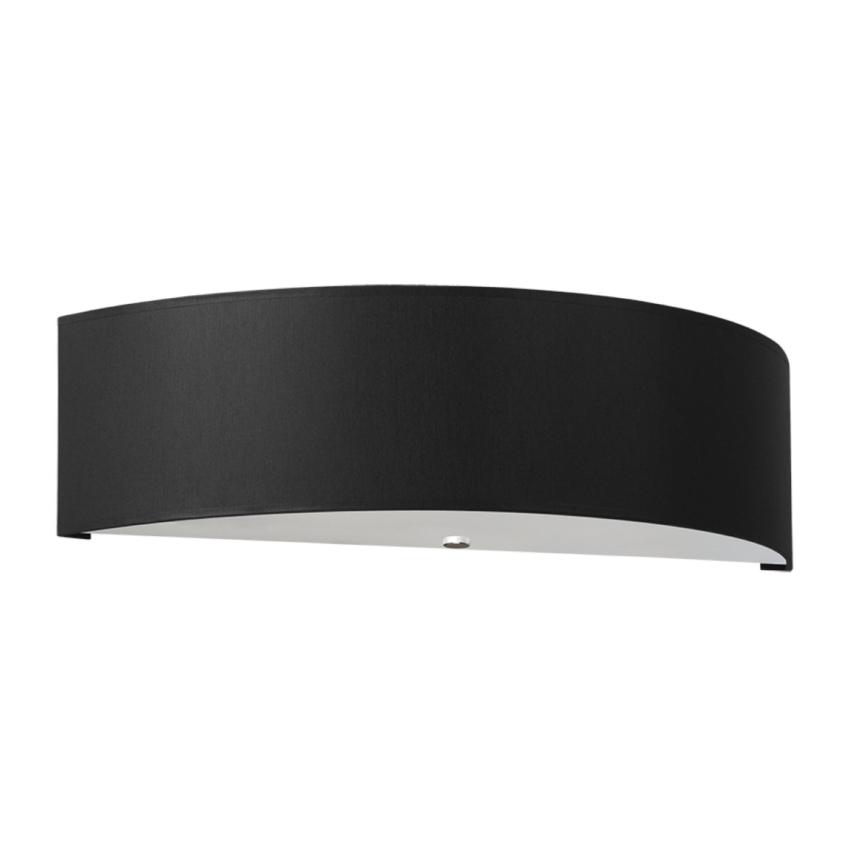 Full Circle Black Wall Light