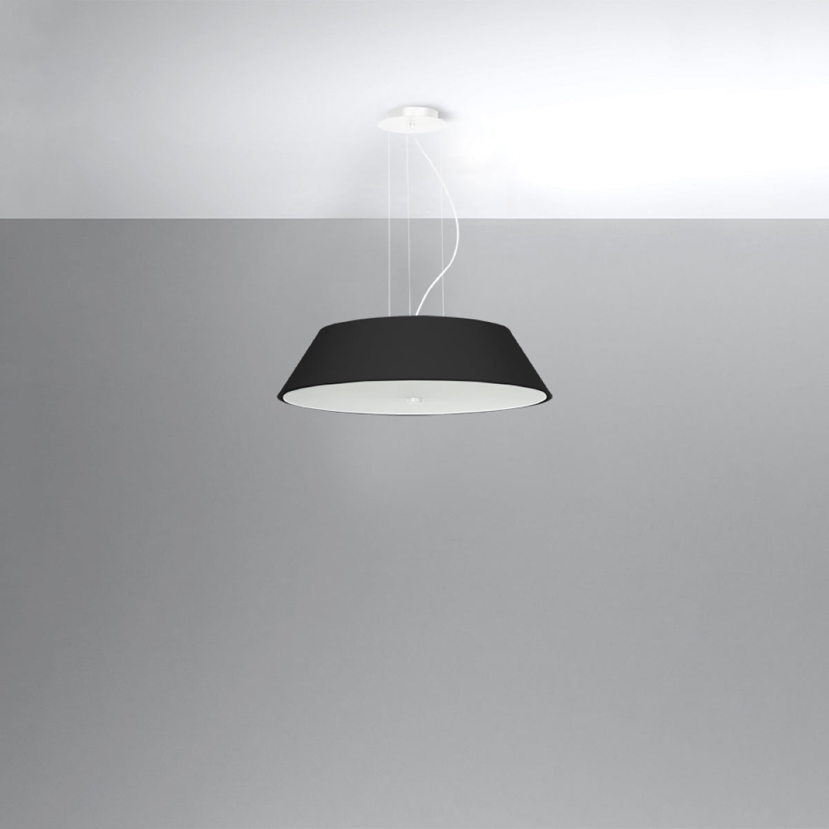 Black Trapeze Chandelier 60