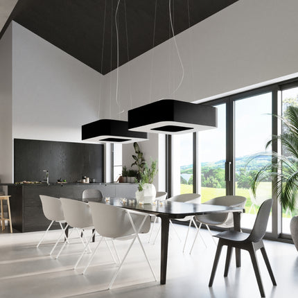 Uranus 60 black chandelier