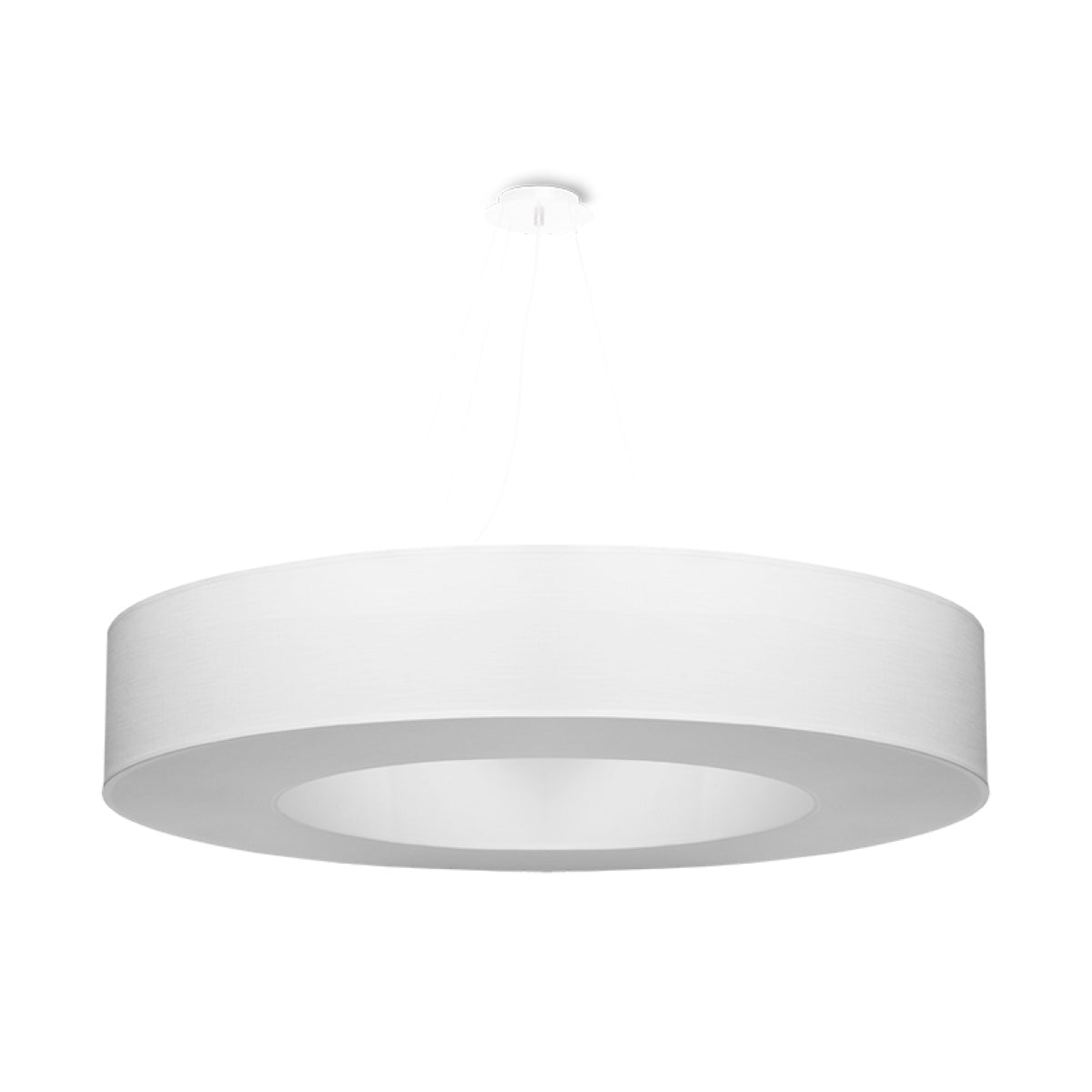 Lustre Saturne 90 blanc