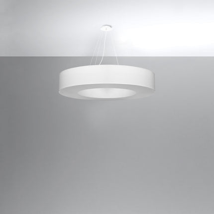 Lustre Saturne 90 blanc