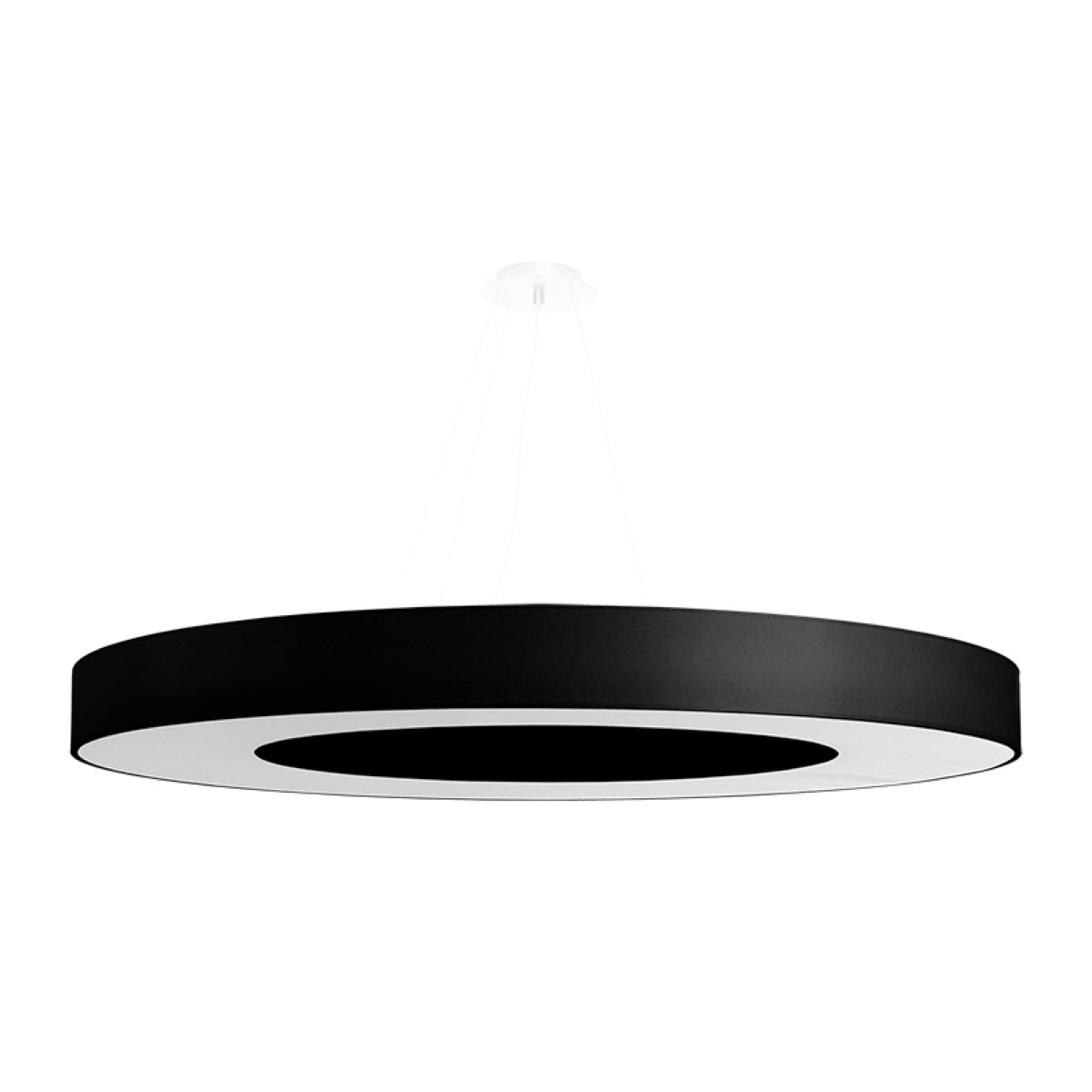 Saturn Slim 90 black chandelier