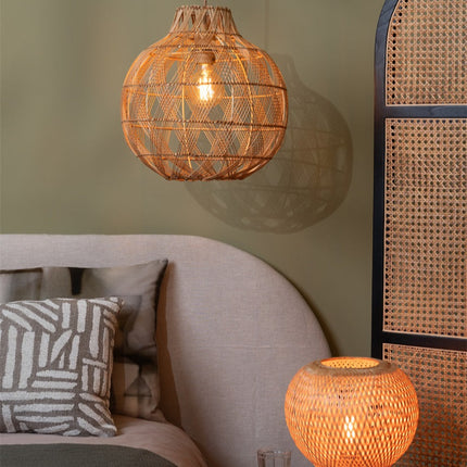 Lampe de Table Barbados Bambou Naturel 25 cm