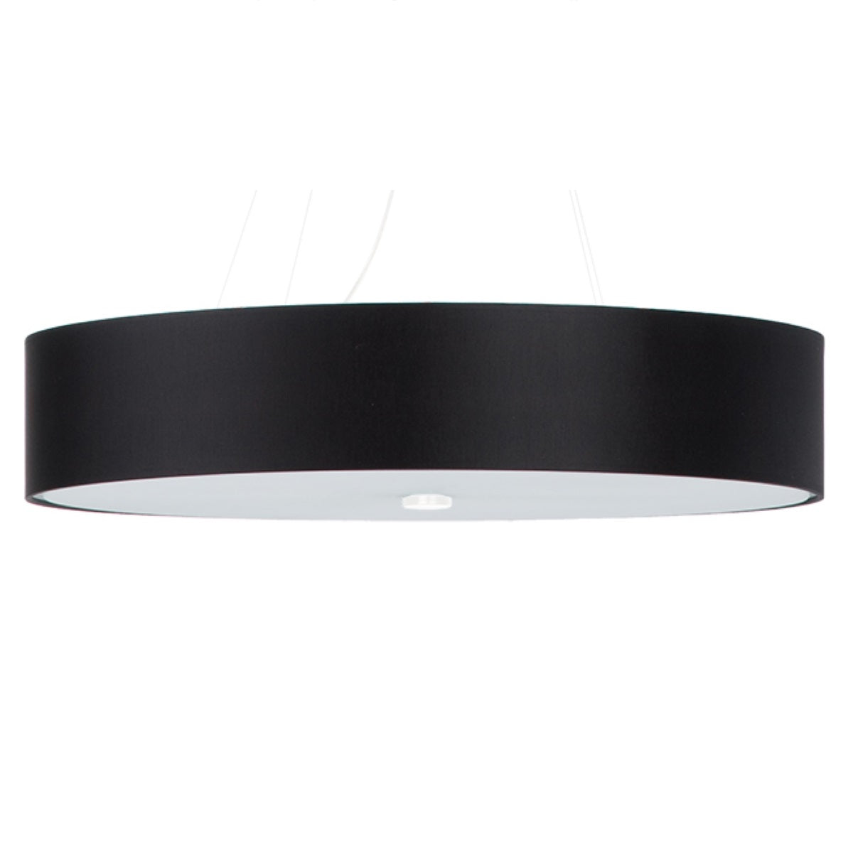 Lustre Cercle Plein 80 noir