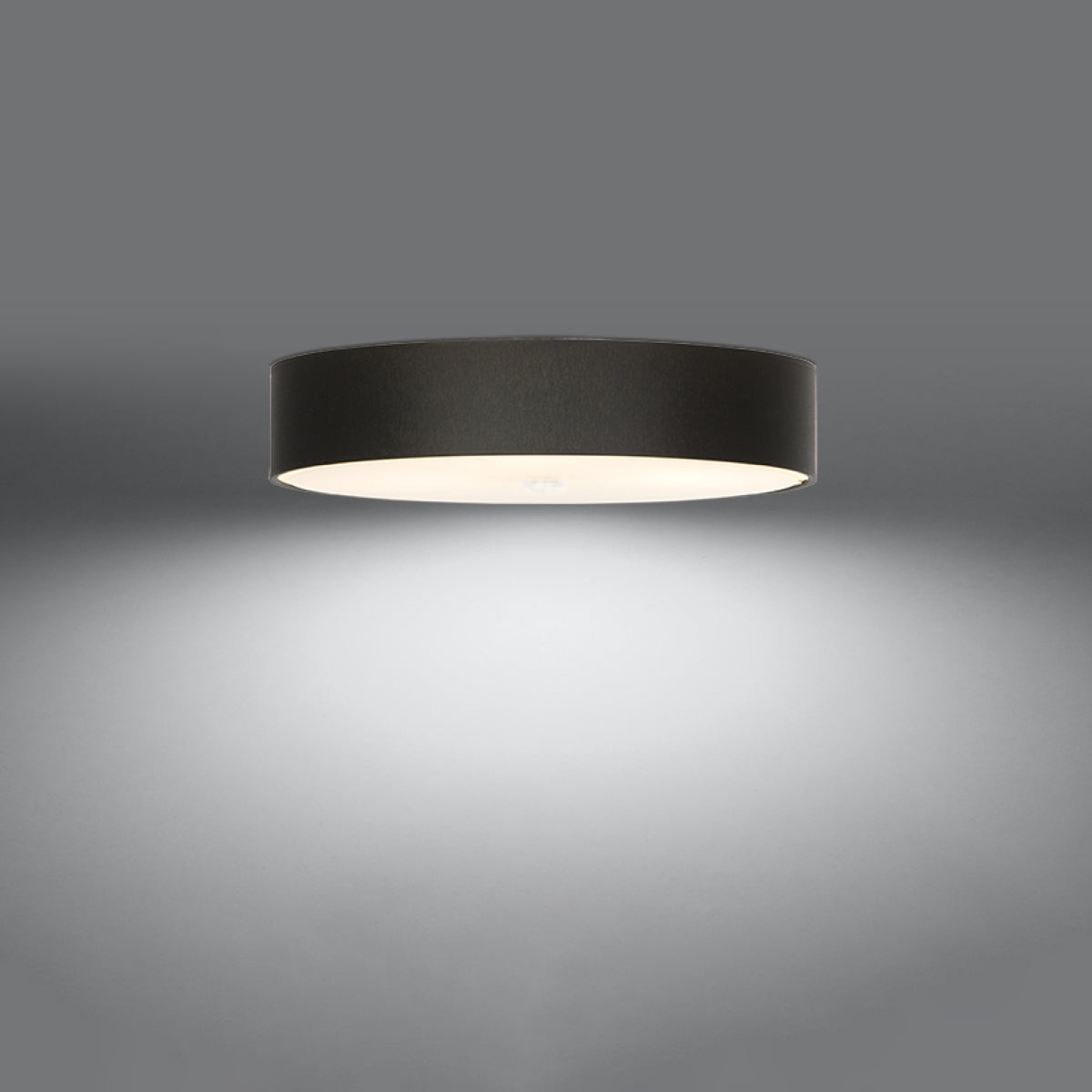 Full Circle 70 black ceiling light