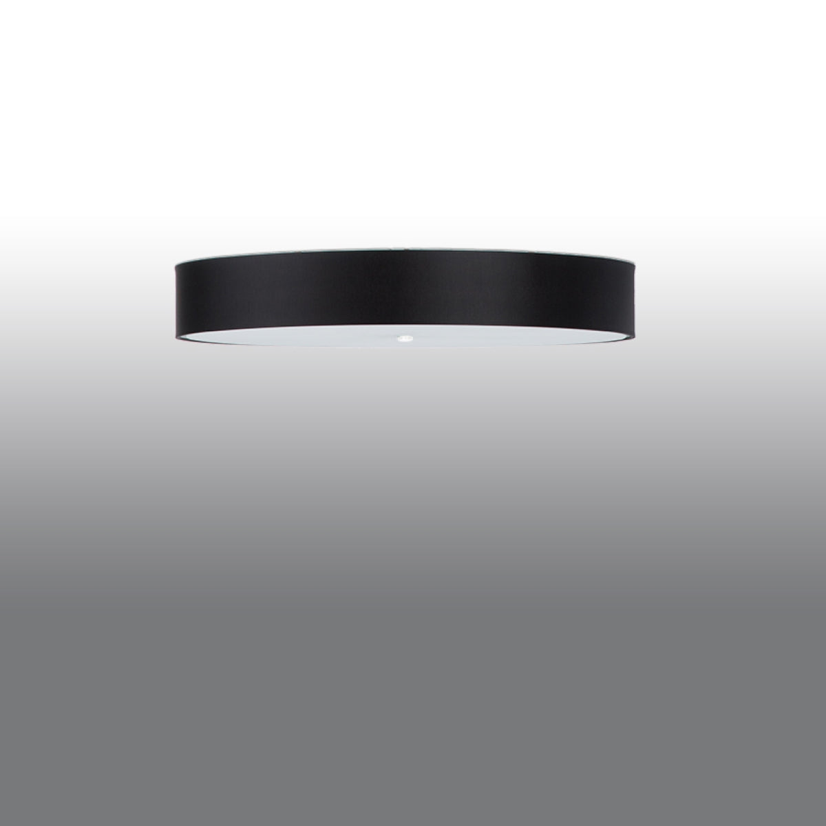 Full Circle Ceiling Light 90 Black