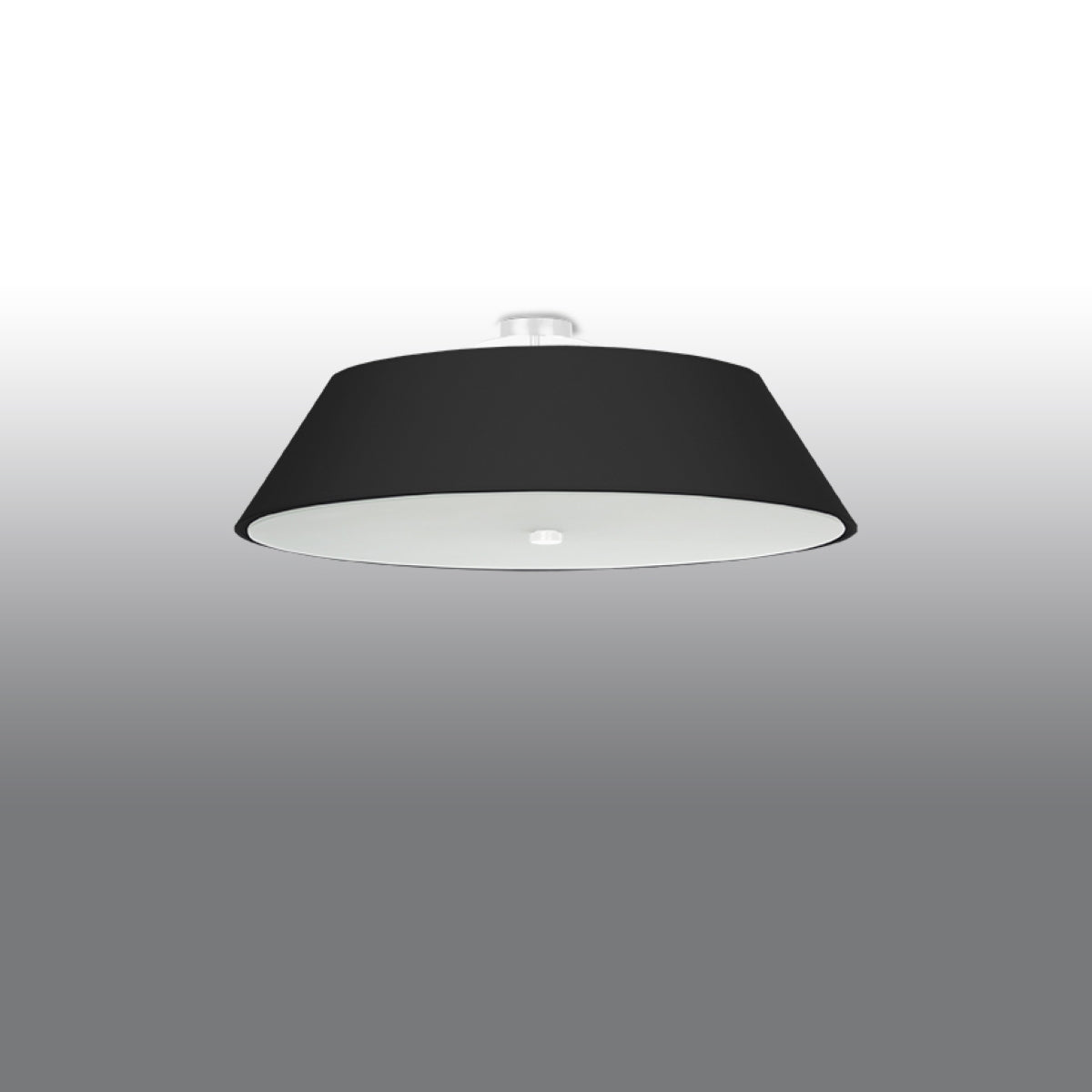 Trapeze 70 black ceiling light