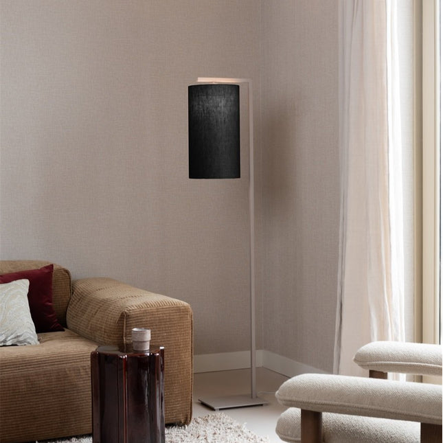 Boston Stehlampe Sand und Schwarz