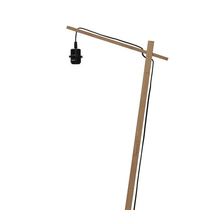 Lampadaire Merapi Bambou Naturel et Noir 150 cm