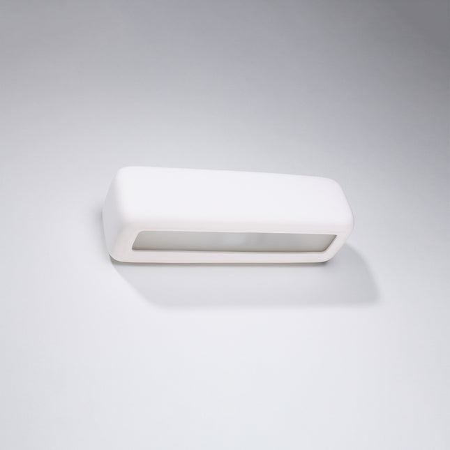 Rounded Rectangle Ceramic Wall Light