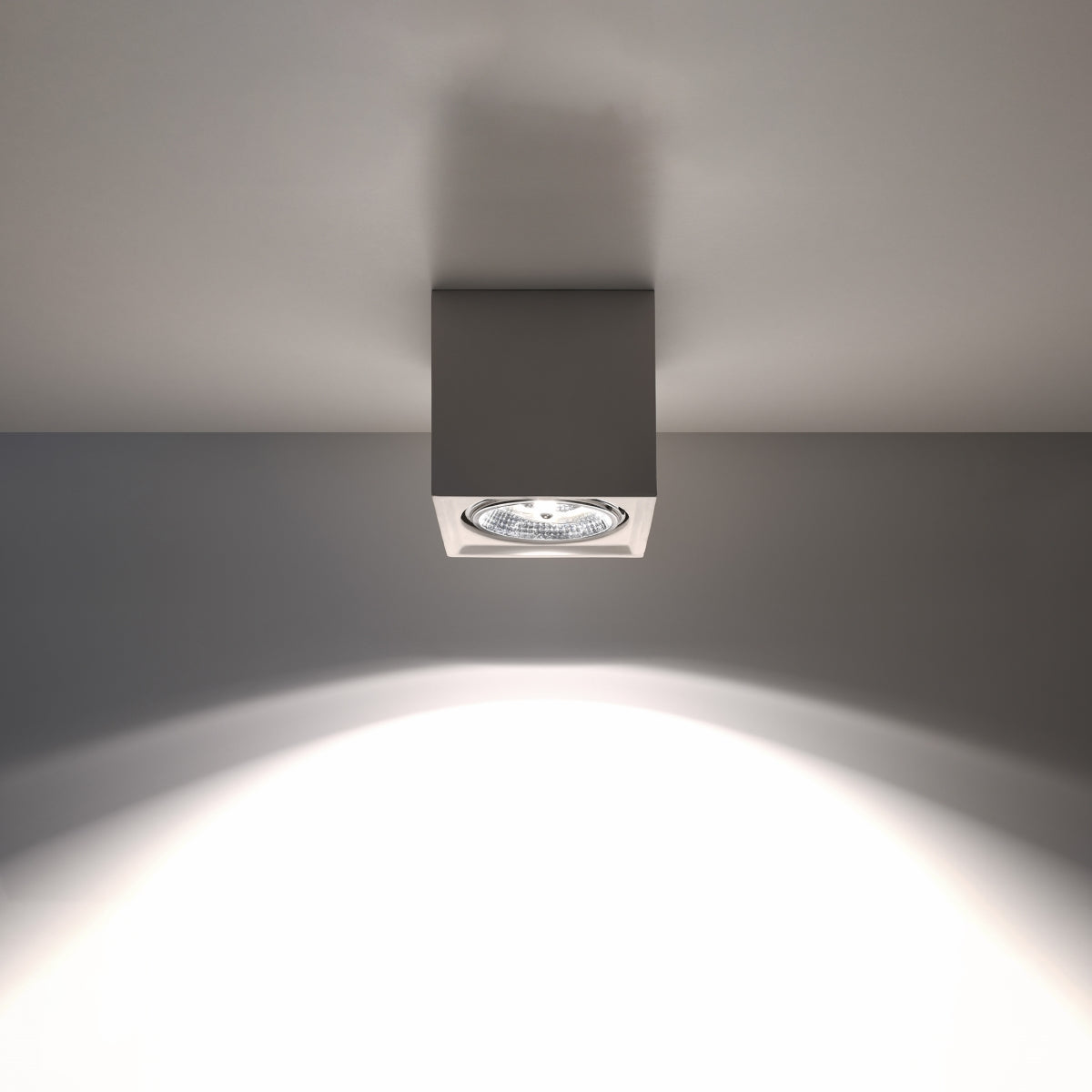 Minimalist LED Cube Spot Ceiling Light