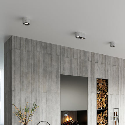 Moderne Deckenleuchte Basic 2 aus Beton