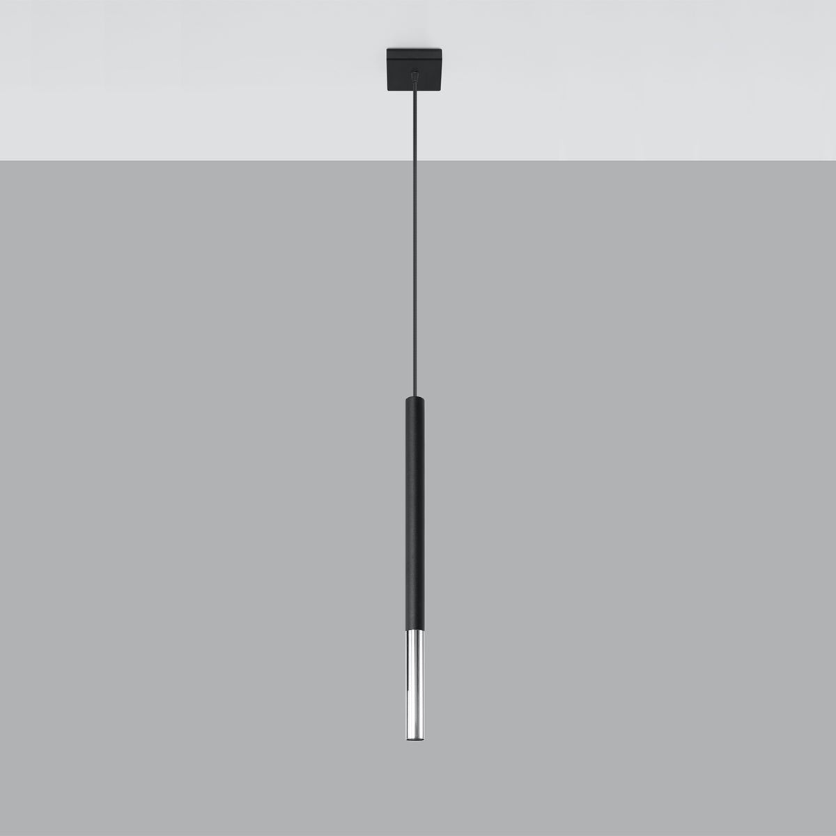 Suspension Moderne Mozaica 1 noir/chrome