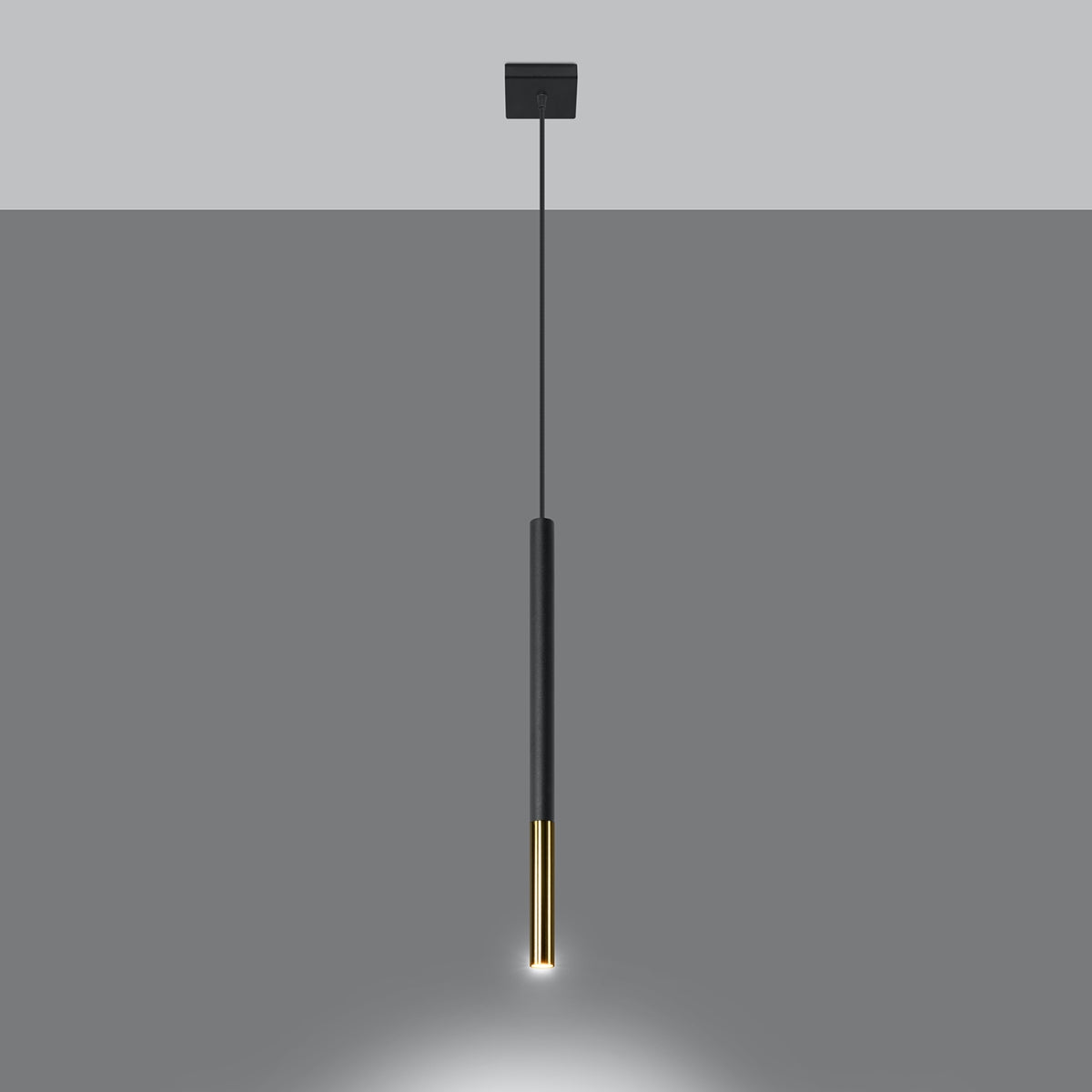 Modern Mozaica 1 black/gold pendant light