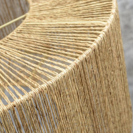 Iguazu Runde Deckenleuchte aus natürlicher Jute, 50 cm