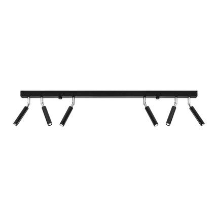 Minimalistische verstellbare Deckenleuchte aus Stahl 6 Schwarz