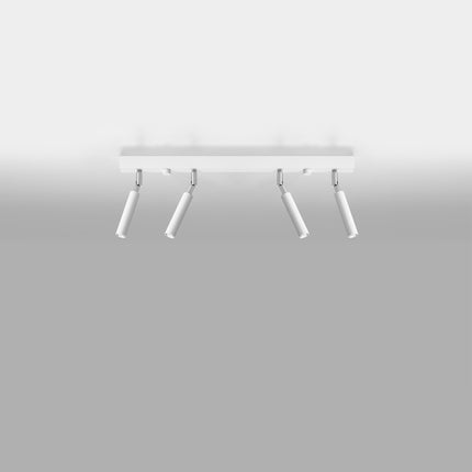 Minimalistische verstellbare Deckenleuchte aus Stahl 4 weiß