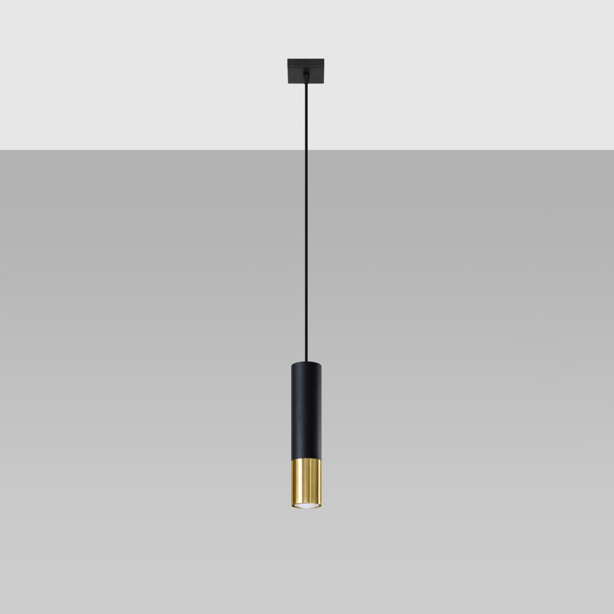 Duo Metallic 1 pendant lamp black/gold