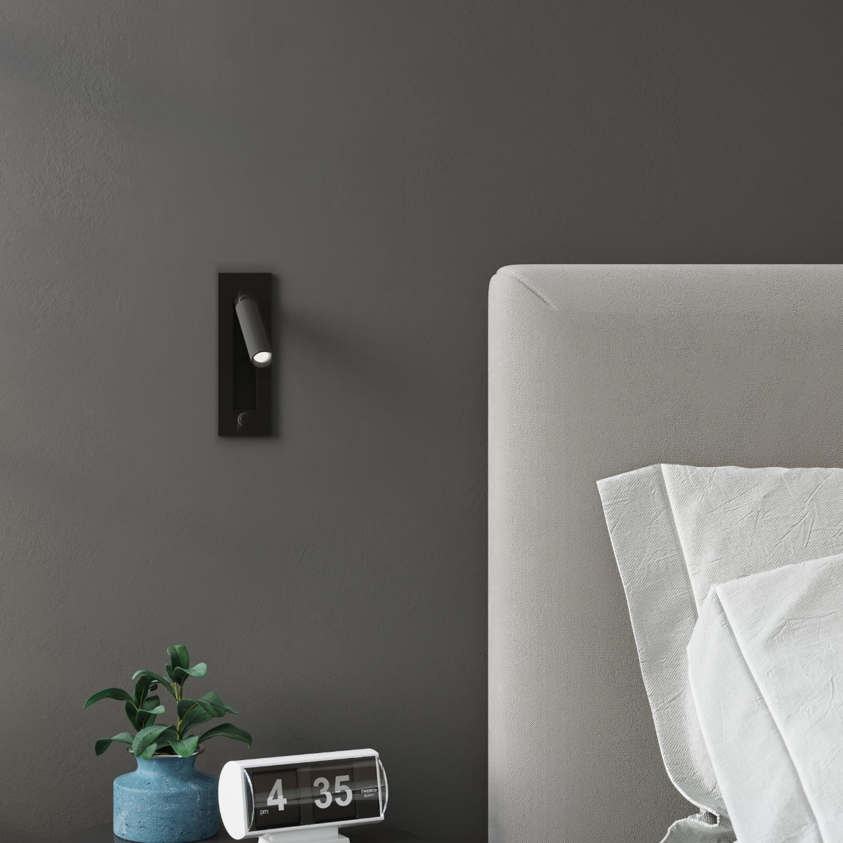 Black Foldable Functional Wall Light