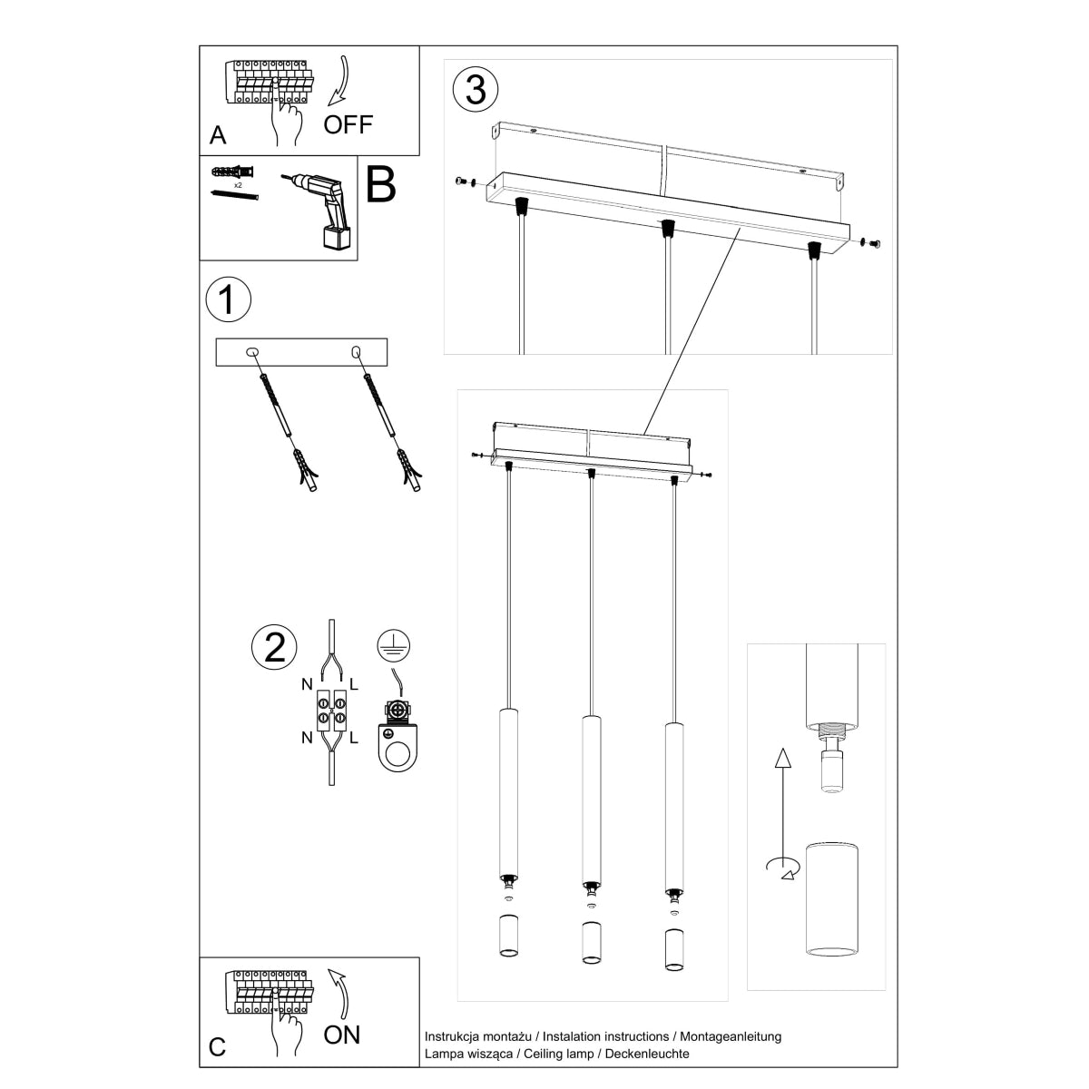 Clear Line 3 white suspension