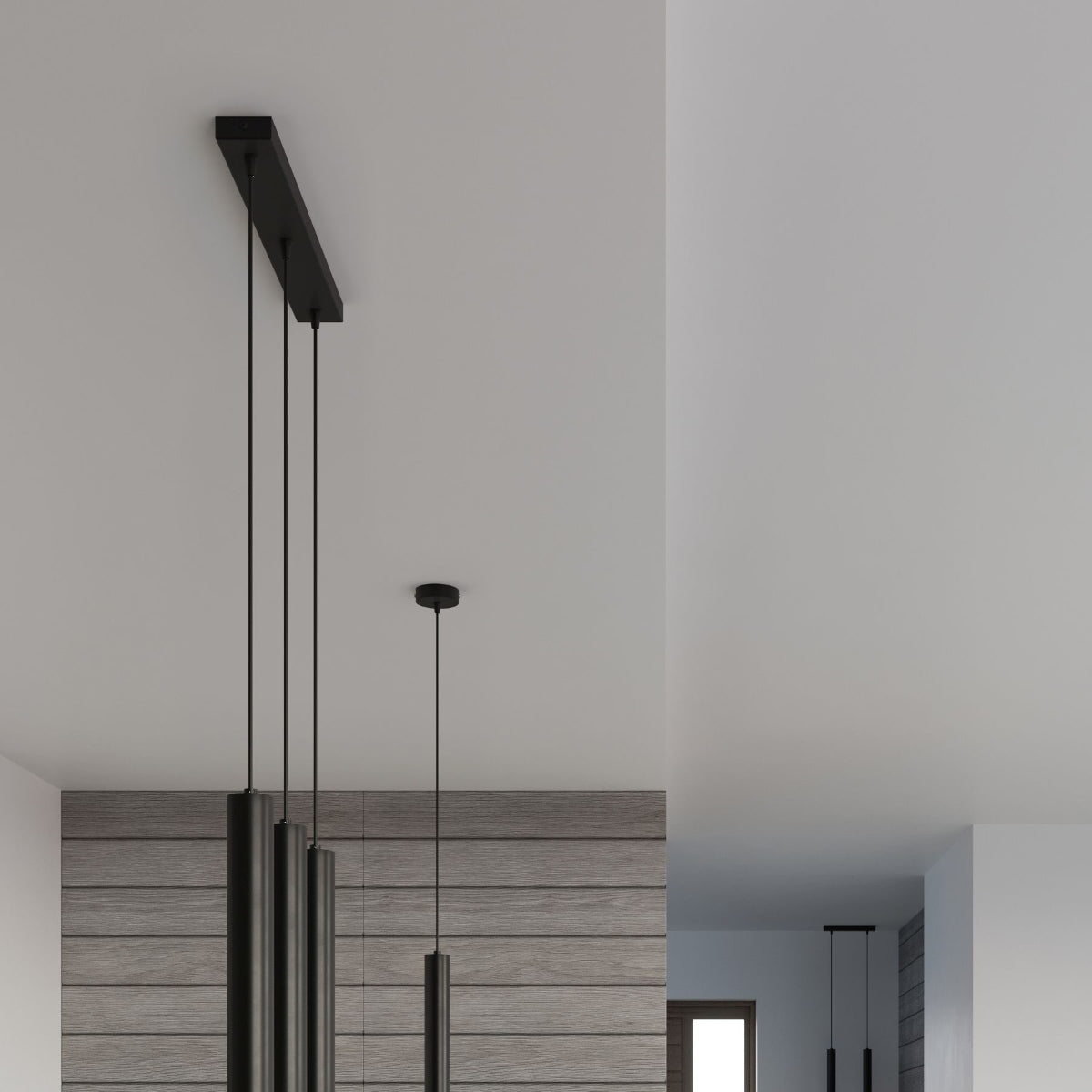 Suspension Ligne Claire 1 noir