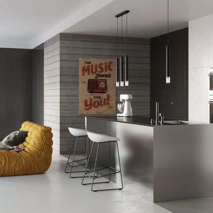 Suspension Ligne Claire 2 noir
