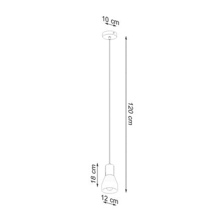 Suspension Fusion Naturelle gris