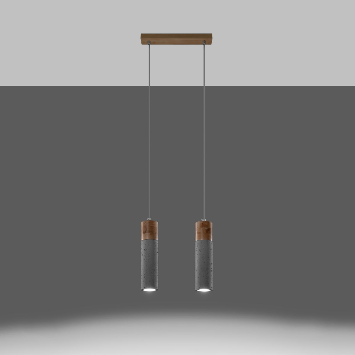 Suspension Fusion Minimaliste 2 gris